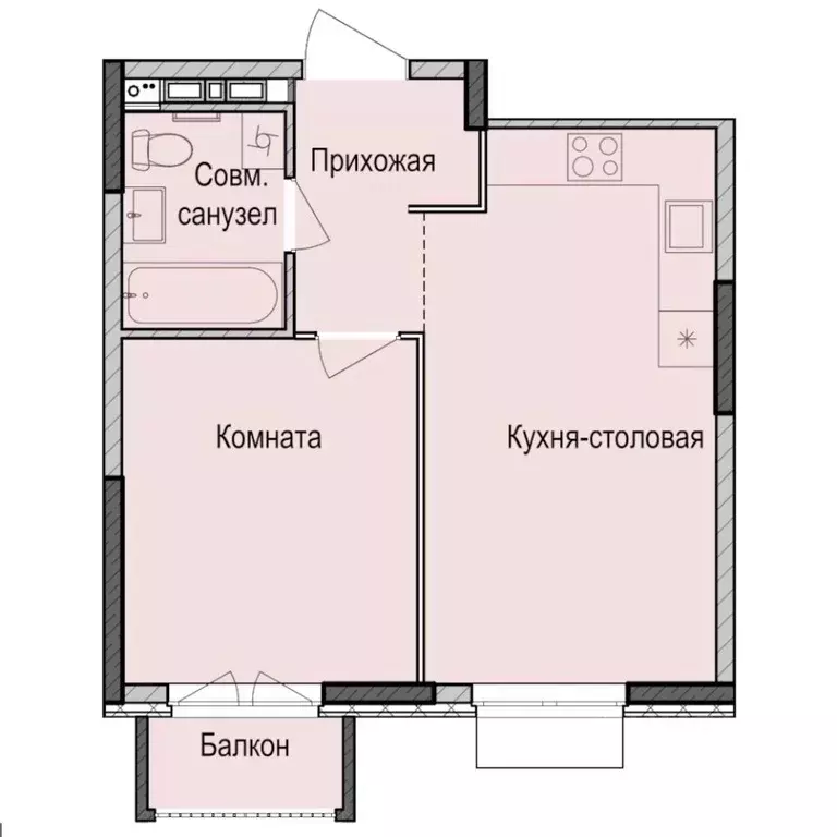 1-к кв. Удмуртия, Ижевск Карлутский жилрайон, 3-й мкр,  (38.5 м) - Фото 0