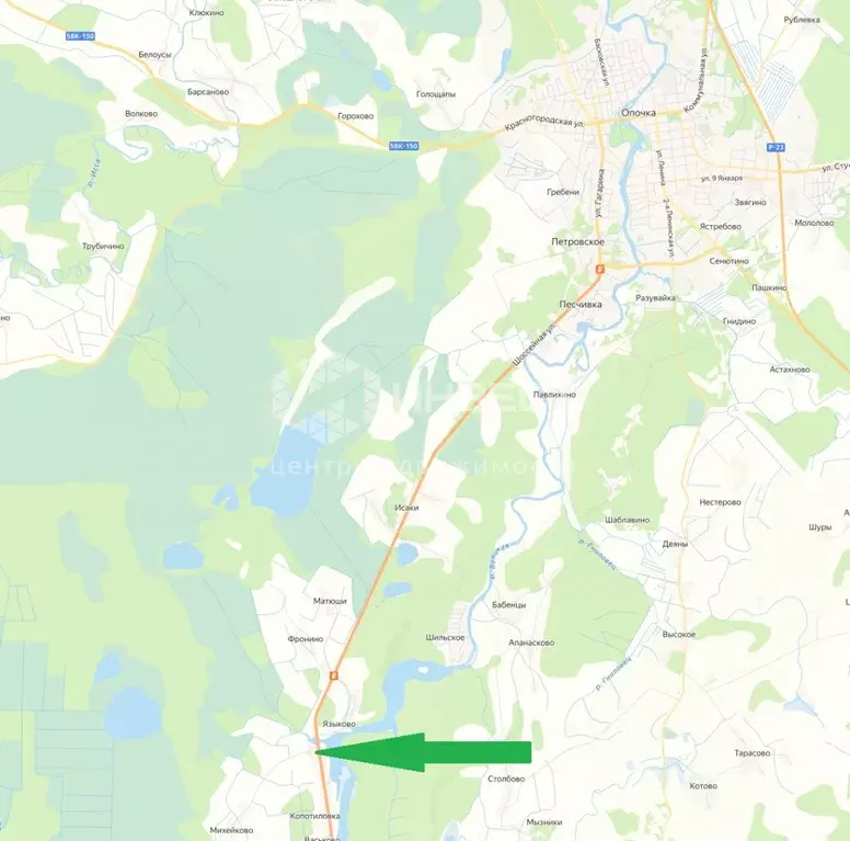 Участок в Псковская область, Опочецкий муниципальный округ, д. ... - Фото 2