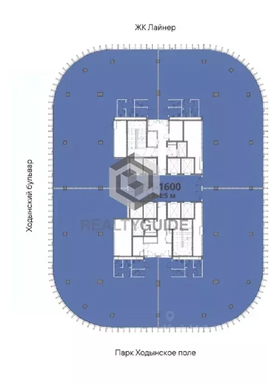 Офис в Москва Ходынский бул., 20А/2 (1505 м) - Фото 1