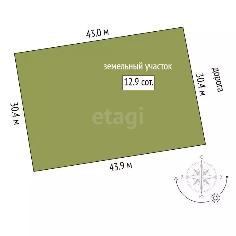 Участок в Талица, улица Луначарского (13 м) - Фото 1