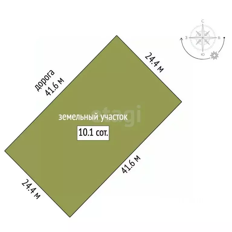 Участок в Севастополь Вилларис дель Мар кп, 153 (10.14 сот.) - Фото 2