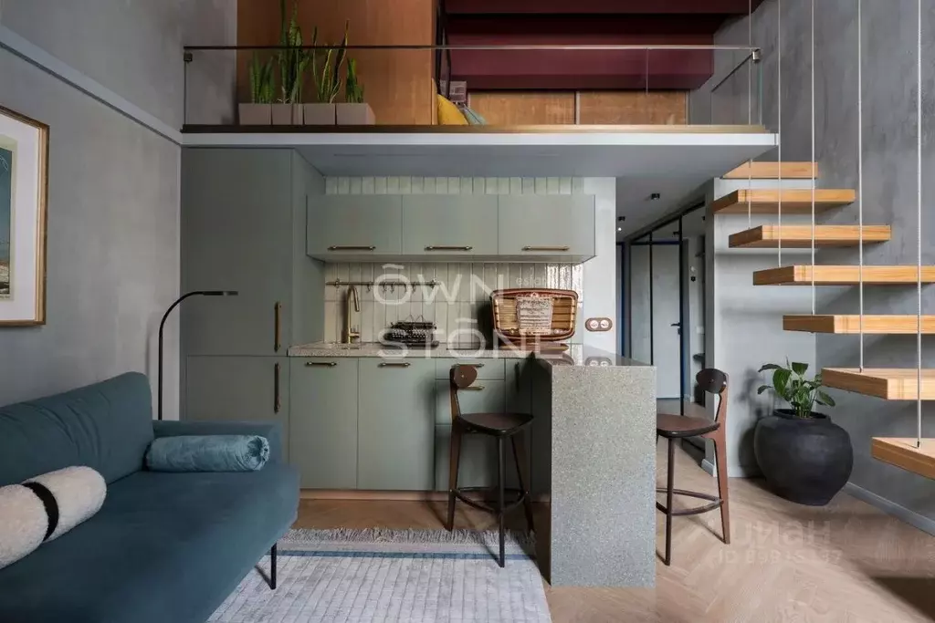 Студия Москва Нижегородская ул., 32С3 (30.0 м) - Фото 1