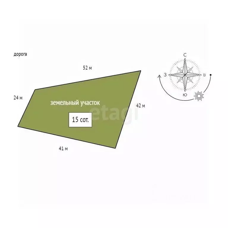 Участок в Красноярский край, Емельяновский муниципальный округ, д. ... - Фото 2