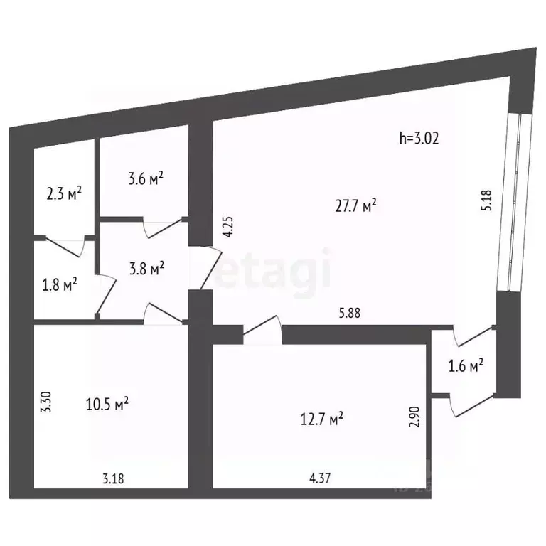 Офис в Севастополь просп. Античный, 4 (64 м) - Фото 2