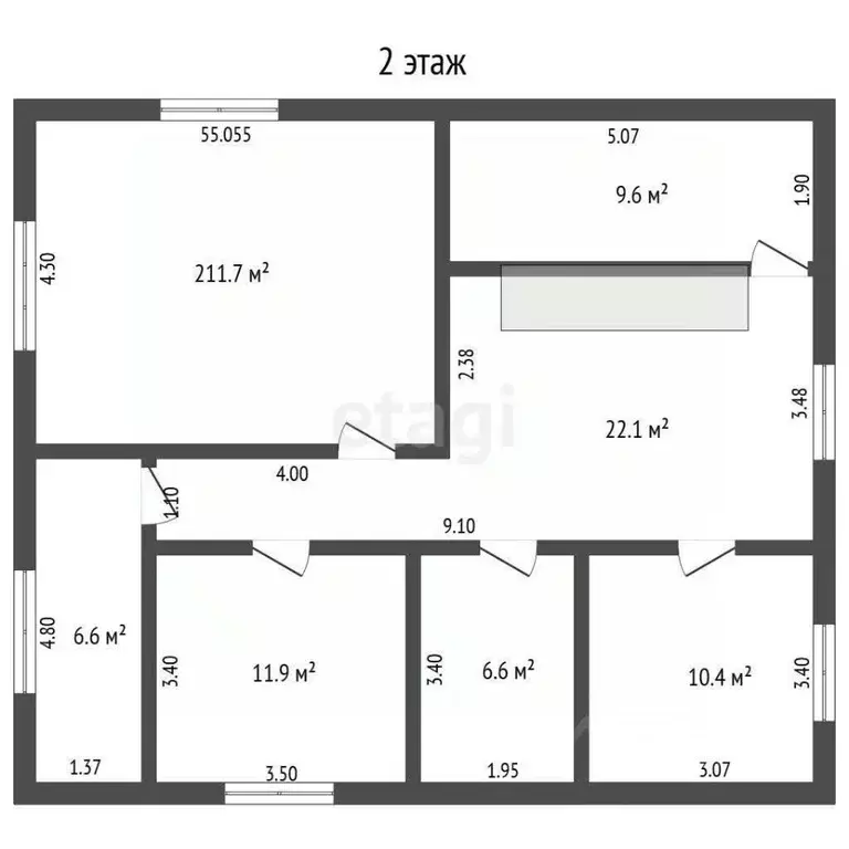 Дом в Архангельская область, Плесецк рп ул. Космонавтов, 1Д (174 м) - Фото 2