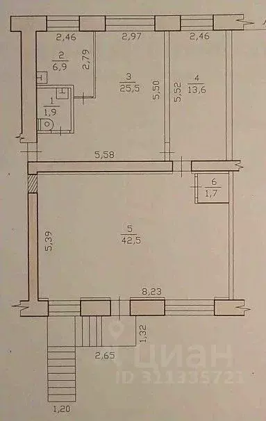 Торговая площадь в Хабаровский край, Ванино рп ул. 4-я Линия, 1 (92 м) - Фото 1