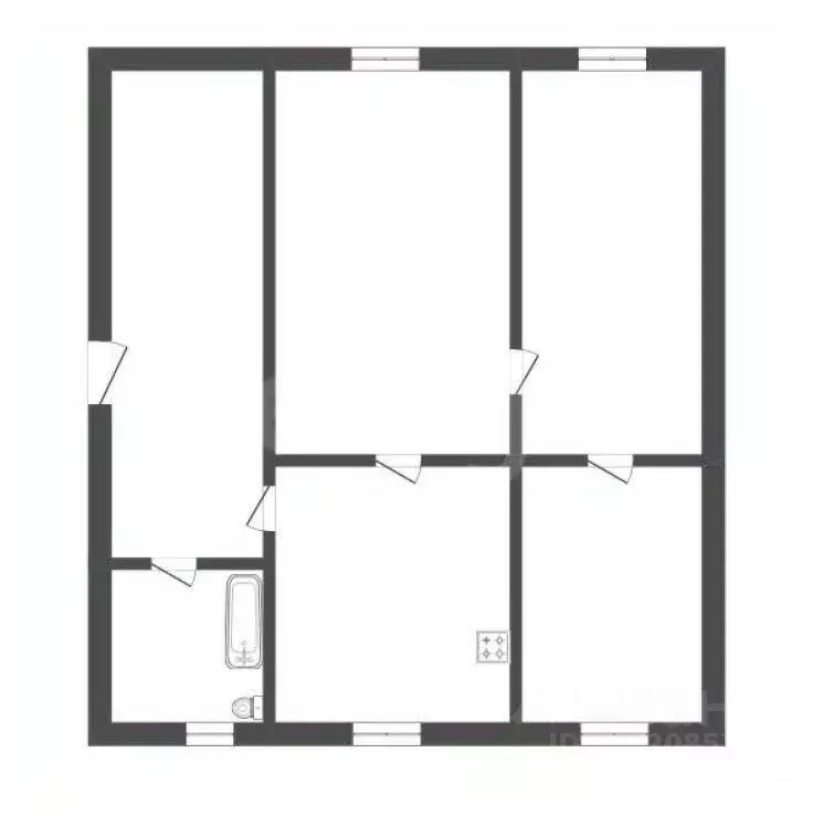 Дом в Воронежская область, Борисоглебск Авиационная ул., 77 (62 м) - Фото 2