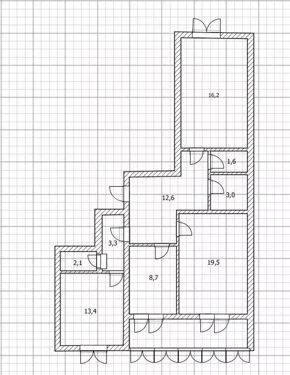 3-к кв. Оренбургская область, Оренбург Салмышская ул., 44/2 (80.4 м) - Фото 2