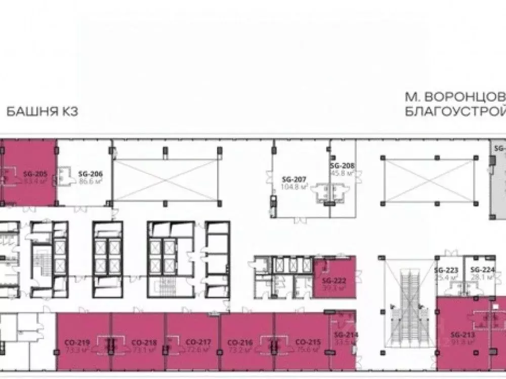 Торговая площадь в Москва Старокалужское ш., 64 (102 м) - Фото 2