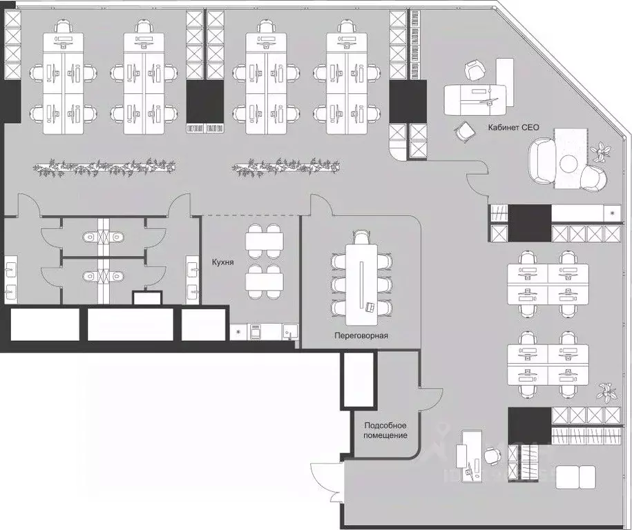 Офис в Москва 3-я Хорошевская ул., 18/2 (275 м) - Фото 1
