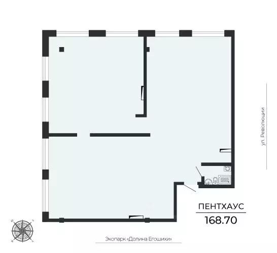 4-к кв. Пермский край, Пермь ул. Революции, 2А (168.7 м) - Фото 0