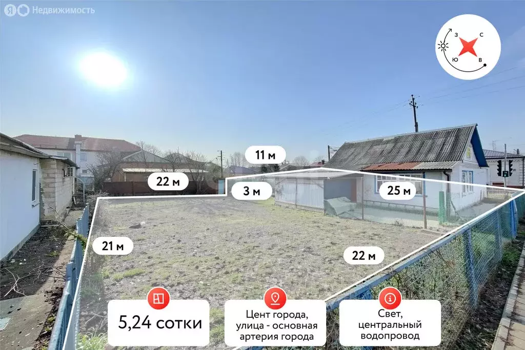 Участок в Славянск-на-Кубани, улица Ковтюха (5.24 м) - Фото 1