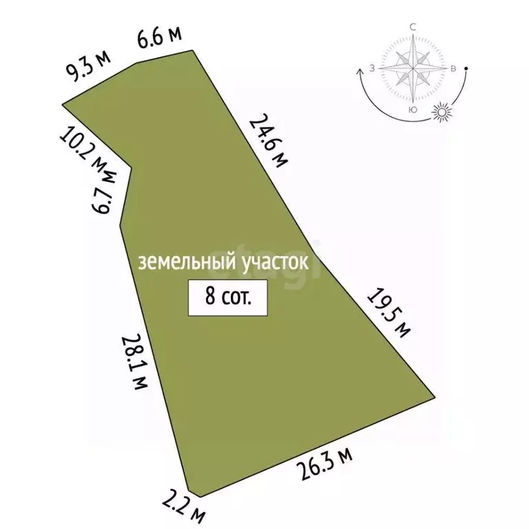 Участок в Крым, Ялта муниципальный округ, Кореиз пгт спуск Парковый, 9 ... - Фото 2