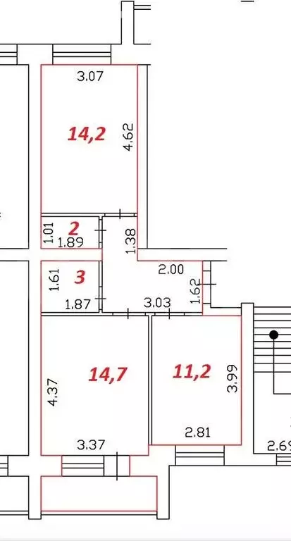 2-комнатная квартира: посёлок Кувшиново, Майская улица, 3Б (51.5 м) - Фото 1