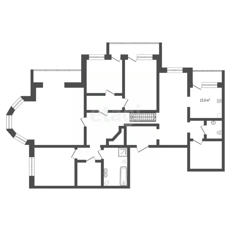 5-к кв. Тюменская область, Тюмень Новосибирская ул., 50 (241.0 м) - Фото 1