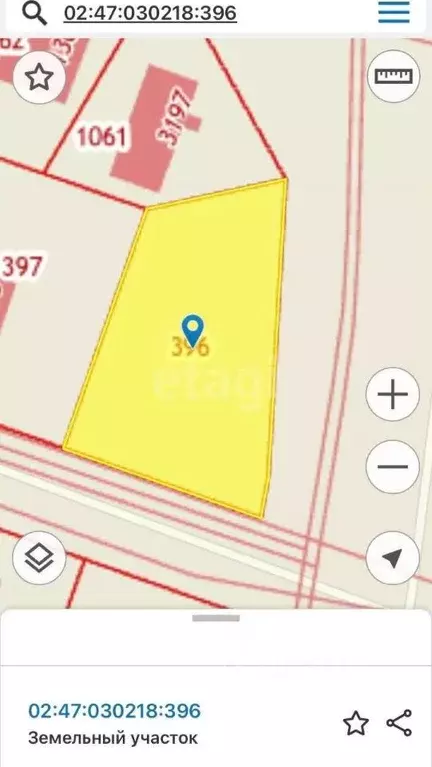 Участок в Башкортостан, Уфимский район, с. Булгаково бул. Габдрахмана ... - Фото 1