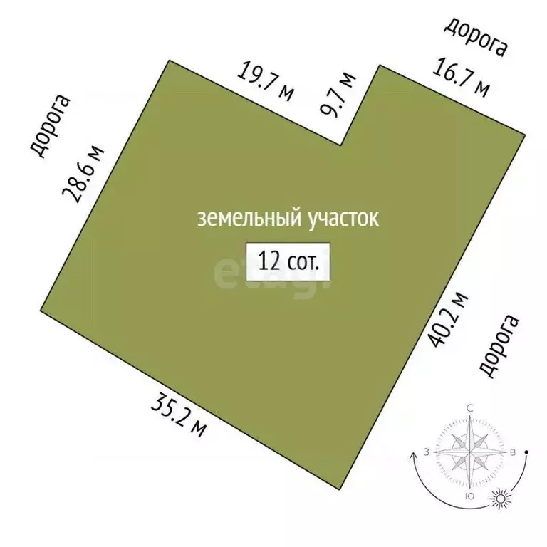 Участок в Крым, Черноморское пгт, Геолог СНТ пер. Жукова (12.0 сот.) - Фото 2