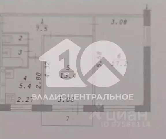 2-к кв. Новосибирская область, Новосибирск Барьерная ул., 11 (46.6 м) - Фото 1