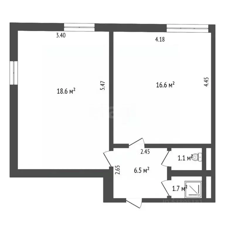 2-к кв. Ростовская область, Ростов-на-Дону ул. Еременко, 85/6 (58.0 м) - Фото 0