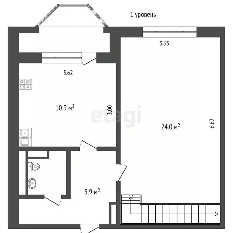 3-к кв. Вологодская область, Вологда Пошехонское ш., 9Б (92.1 м) - Фото 1