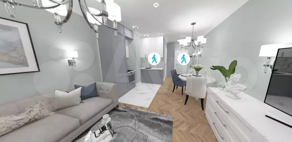 Квартира-студия, 28,1 м, 20/22 эт. - Фото 1