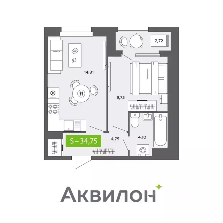 1-к кв. Архангельская область, Архангельск просп. Обводный Канал ... - Фото 0