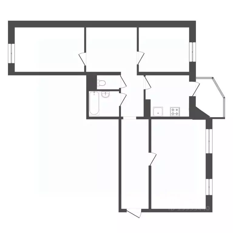3-к кв. Тюменская область, Тюмень ул. Муравленко, 7 (75.4 м) - Фото 1