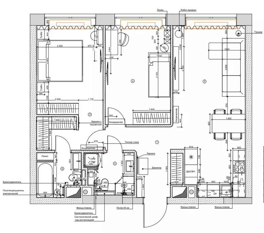 2-к кв. Москва просп. Генерала Дорохова, 49 (82.6 м) - Фото 2