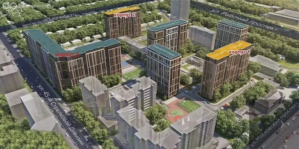 2-комнатная квартира: Воронеж, улица 45-й Стрелковой Дивизии, 113 ... - Фото 2