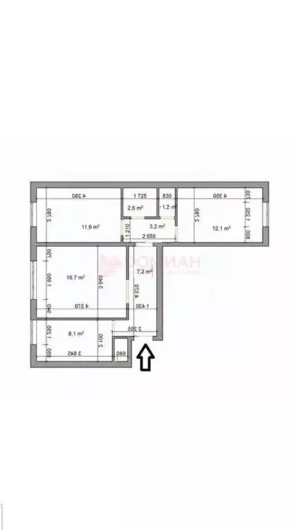 3-к кв. Ростовская область, Ростов-на-Дону ул. Зорге, 27/3 (64.0 м) - Фото 1