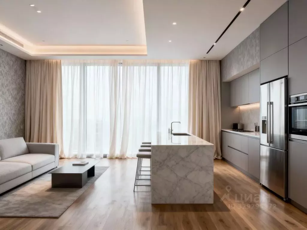 3-к кв. Москва 1-й Красногвардейский проезд, 22с2 (119.0 м) - Фото 1