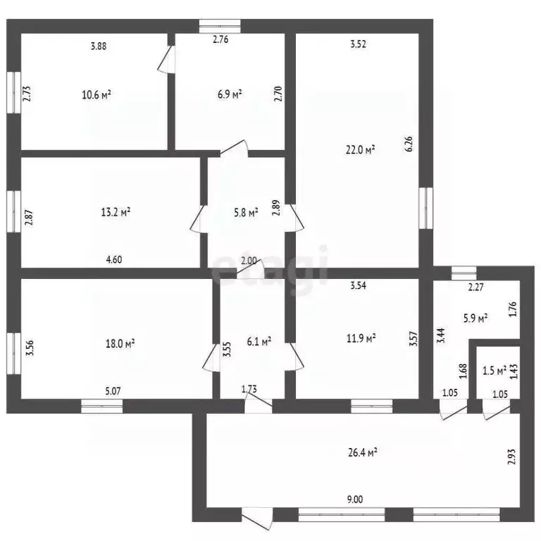 Дом в Крым, Ленинский район, с. Уварово ул. Садовая, 35 (128 м) - Фото 2