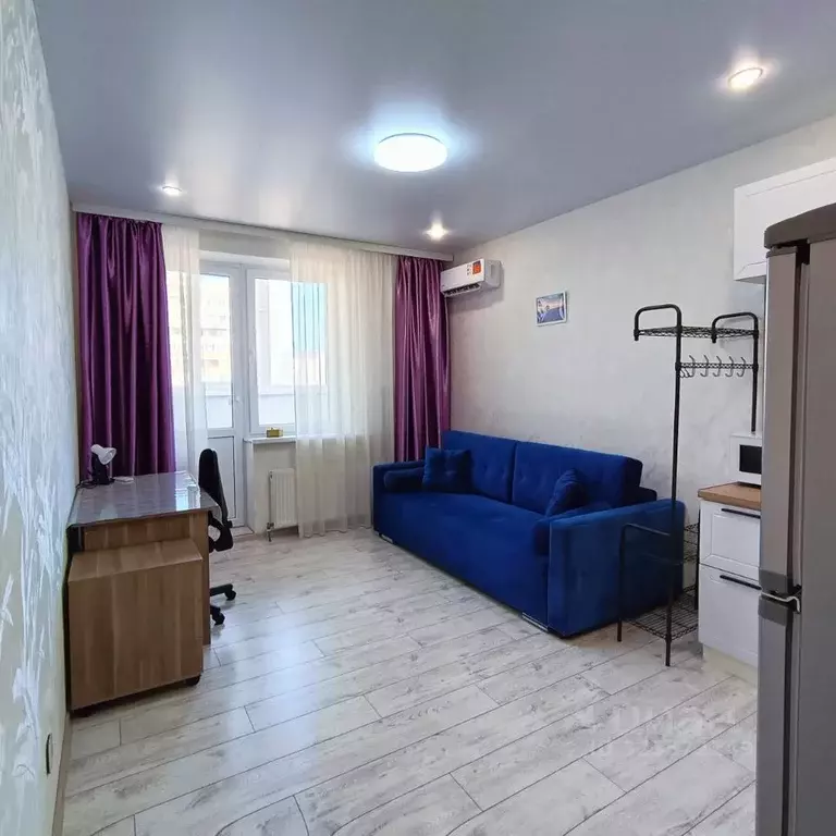 Студия Краснодарский край, Краснодар ул. Автолюбителей, 1/7к2 (24.0 м) - Фото 2