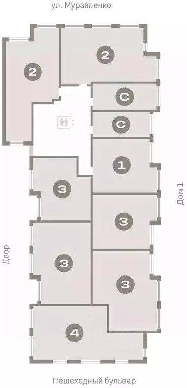 4-к кв. Тюменская область, Тюмень ул. Муравленко, 9к3 (163.72 м) - Фото 1