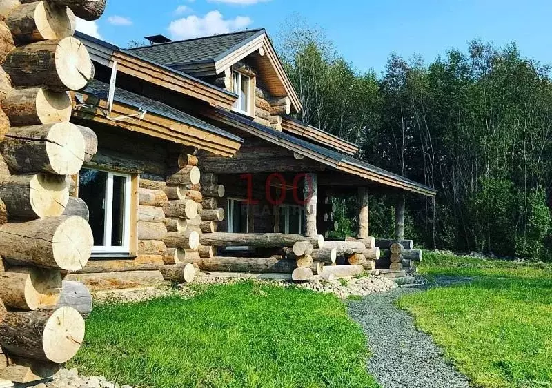 Дом в Карелия, Прионежский район, Заозерское с/пос, д. Ялгуба  (200 м) - Фото 0
