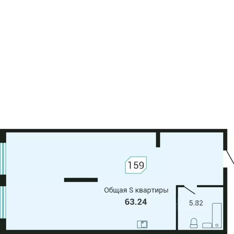 1-к кв. Приморский край, Владивосток Санаторная мкр, ул. Третья, 5В ... - Фото 0