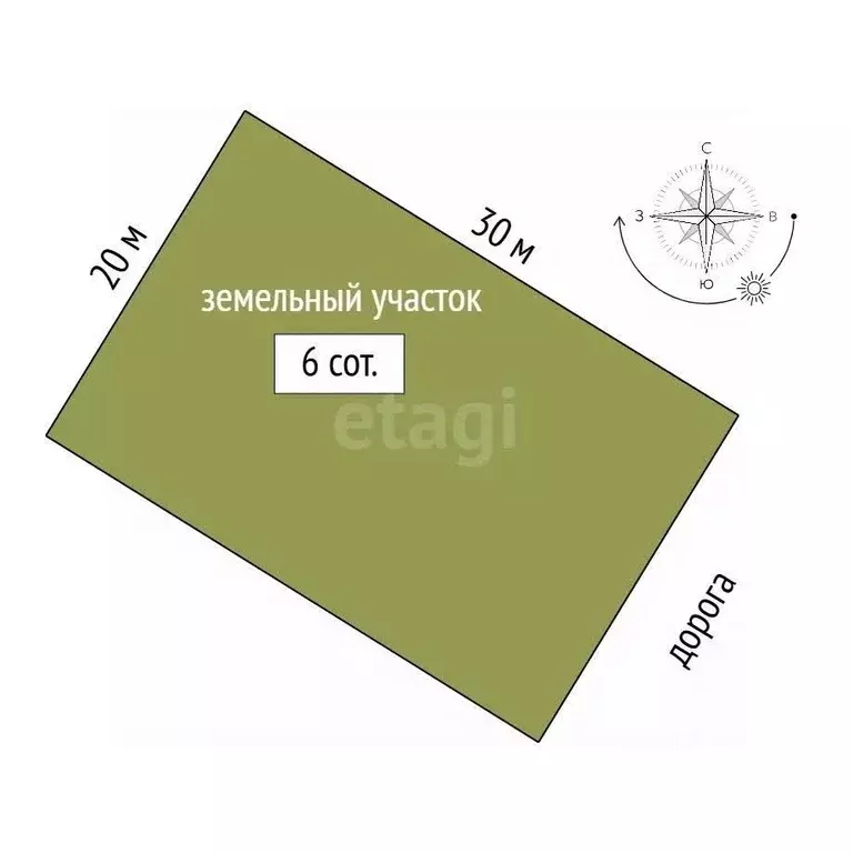Участок в Крым, Симферопольский район, с. Мирное  (6.0 сот.) - Фото 1