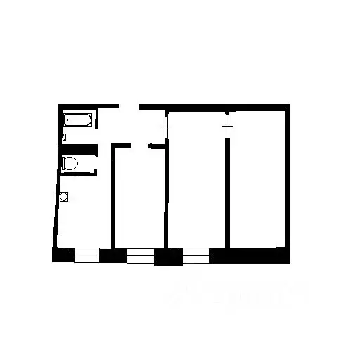 3-к кв. Москва Шарикоподшипниковская ул., 40 (78.6 м) - Фото 1