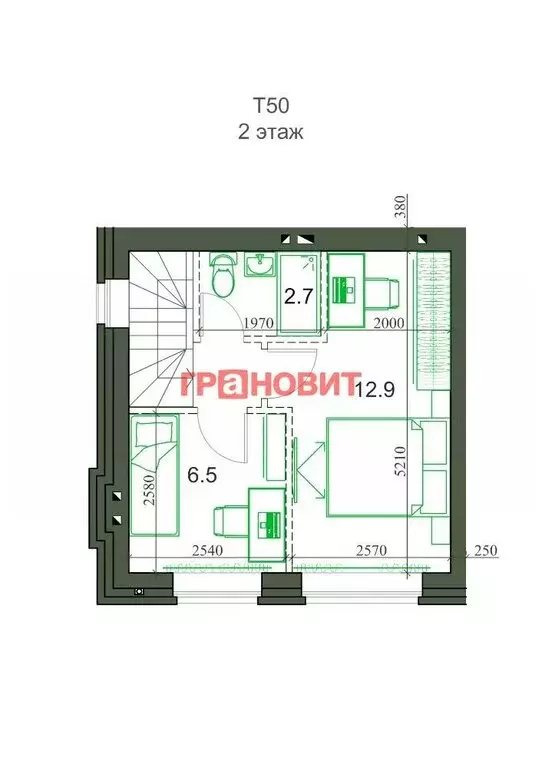 2-комнатная квартира: посёлок Садовый, микрорайон Берёзки-3, 3 (48 м) - Фото 0