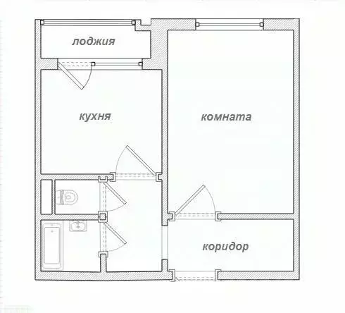 1-к кв. Москва Окская ул., 5К1 (42.0 м) - Фото 1