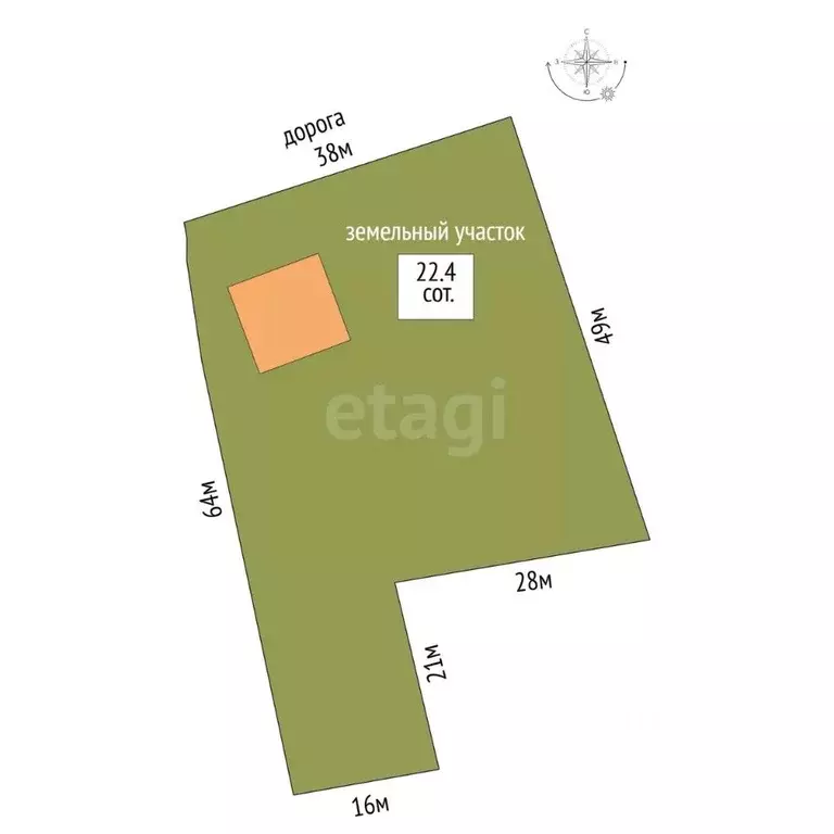 Дом в Мордовия, Лямбирский район, с. Берсеневка ул. Молодежная, 36 ... - Фото 2