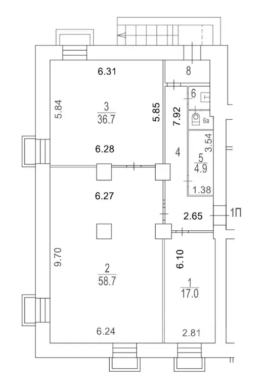 Помещение свободного назначения в Москва Мартеновская ул., 5 (135 м) - Фото 2