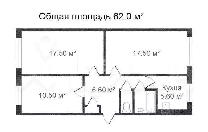 3-к кв. Крым, Алушта ул. Ялтинская, 10 (64.0 м) - Фото 2