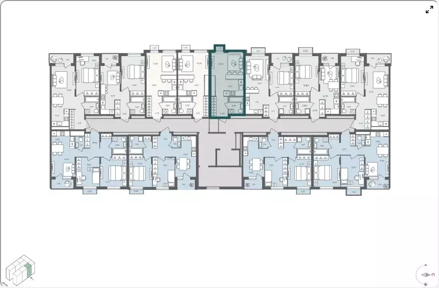 Квартира-студия: село Перхушково, микрорайон Равновесие, 5 (30.1 м) - Фото 2