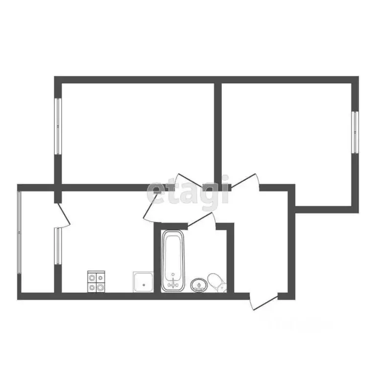 2-к кв. Удмуртия, Ижевск ул. Имени Татьяны Барамзиной, 5А (55.0 м) - Фото 2