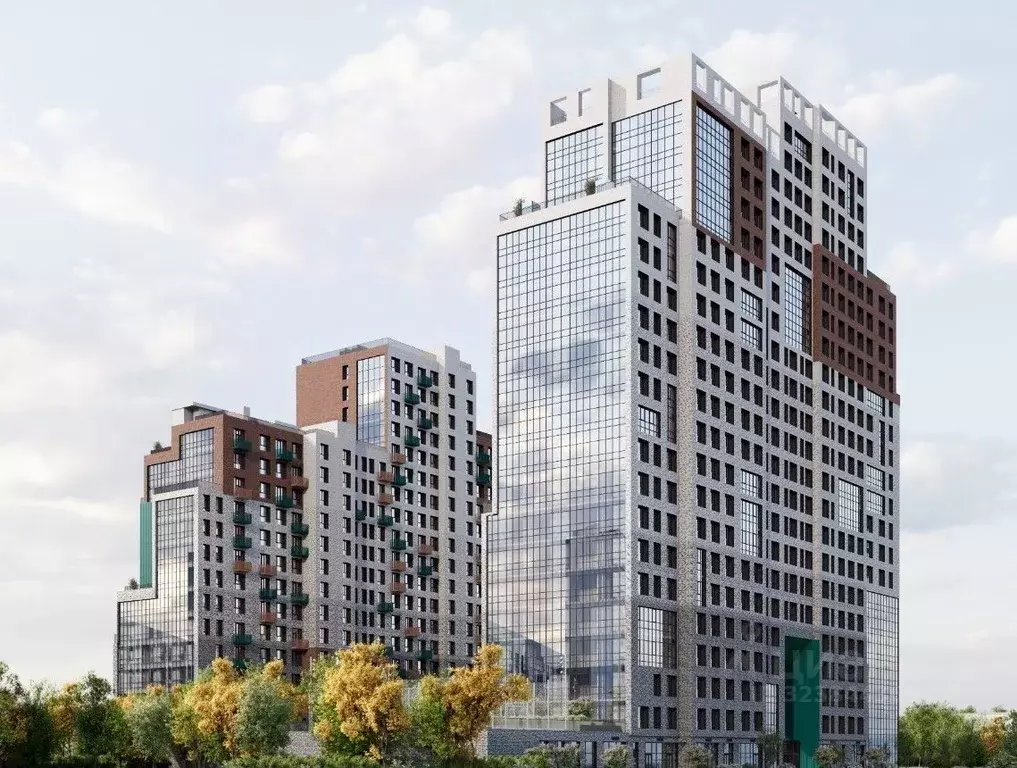 3-к кв. Татарстан, Казань 1712 жилой комплекс (82.3 м) - Фото 2