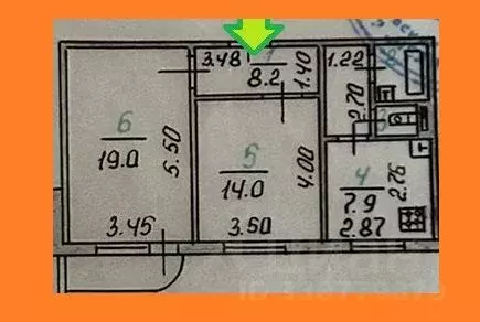 2-к кв. Орловская область, Орел ул. 4-я Курская, 31 (52.7 м) - Фото 2