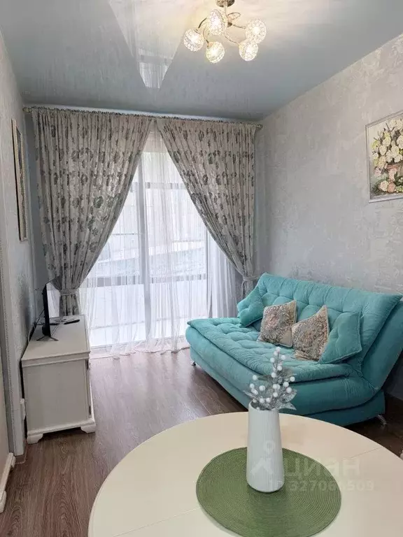 Студия Краснодарский край, Сочи Яна Фабрициуса мкр, ул. Метелева (27.9 ... - Фото 2