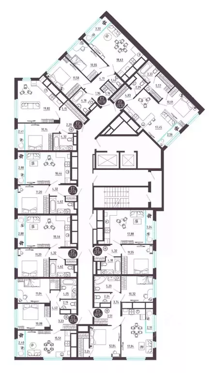 2-к кв. Рязанская область, Рязань Московское ш. (57.73 м) - Фото 1