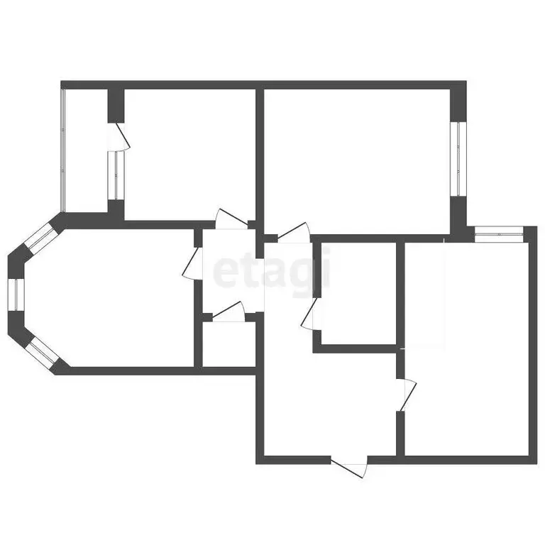 2-комнатная квартира: Тобольск, микрорайон 7А, 27 (75 м) - Фото 0